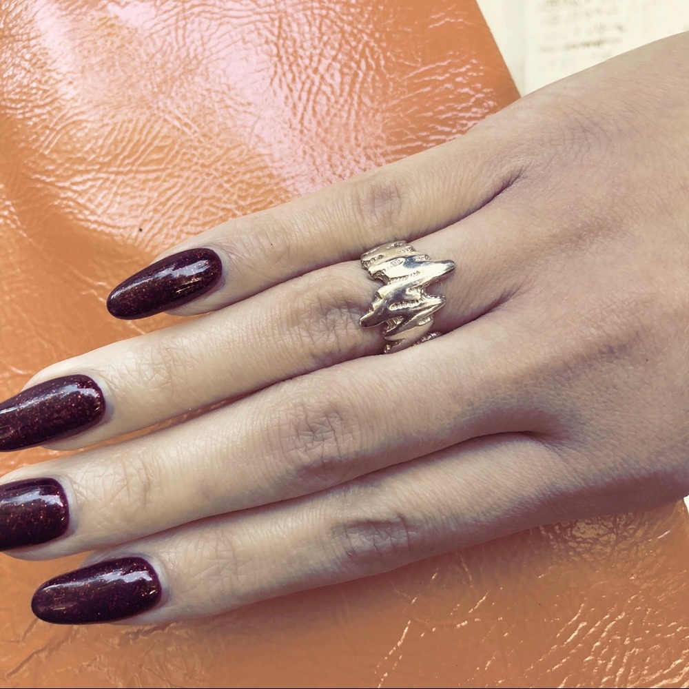 Sterling Silver Zigzag Ring